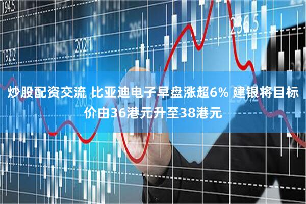 炒股配资交流 比亚迪电子早盘涨超6% 建银将目标价由36港元升至38港元